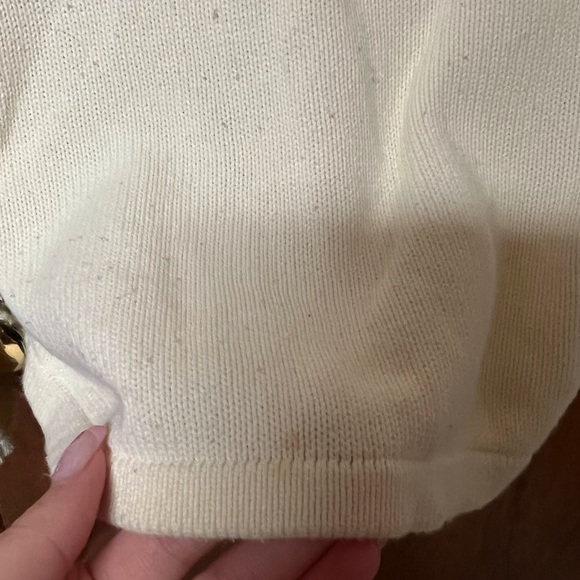 ◽️TOMMY HILFIGER: Women’s XL, cream long sleeve flowy arm sweater w/opening◽️ - Picture 7 of 14